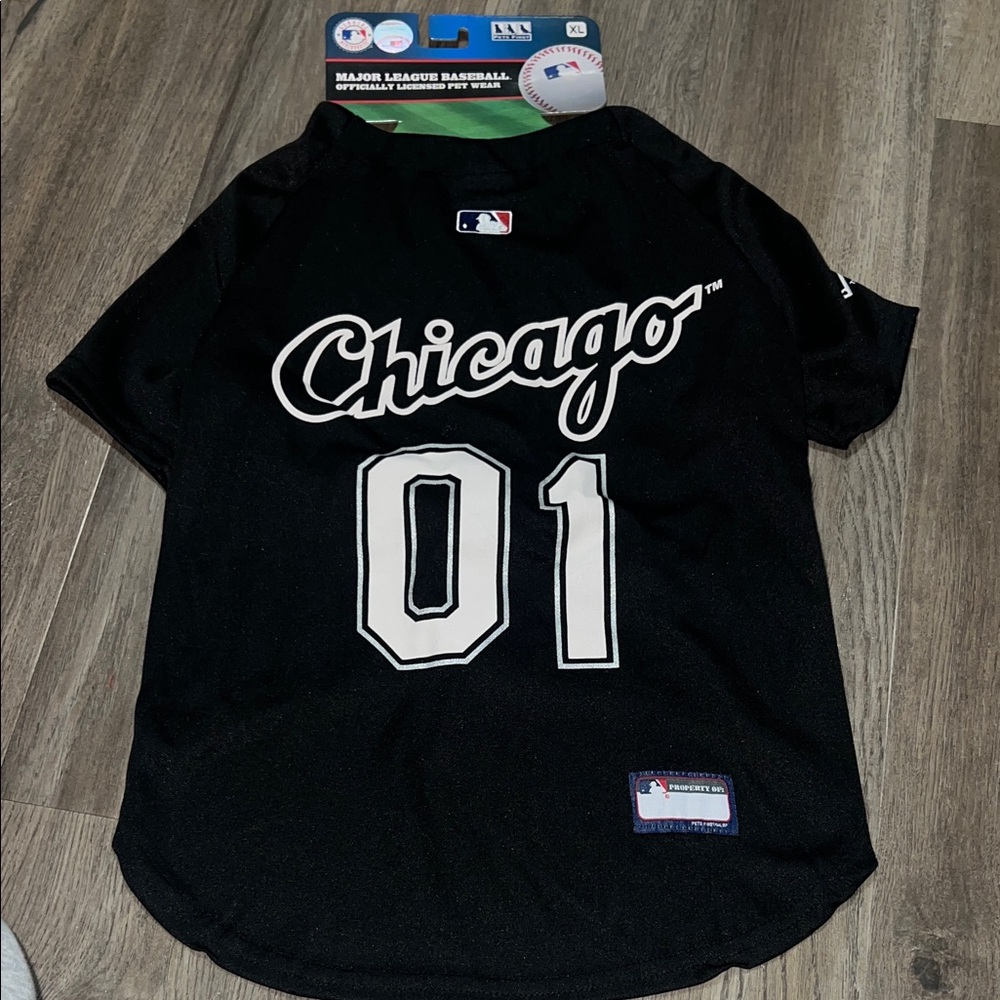 Black Chicago Sox 01 Baseball Jersey nwt xl
